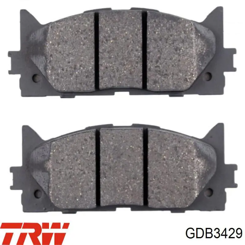 Comprar GDB3429 TRW Pastillas delanteras de freno
