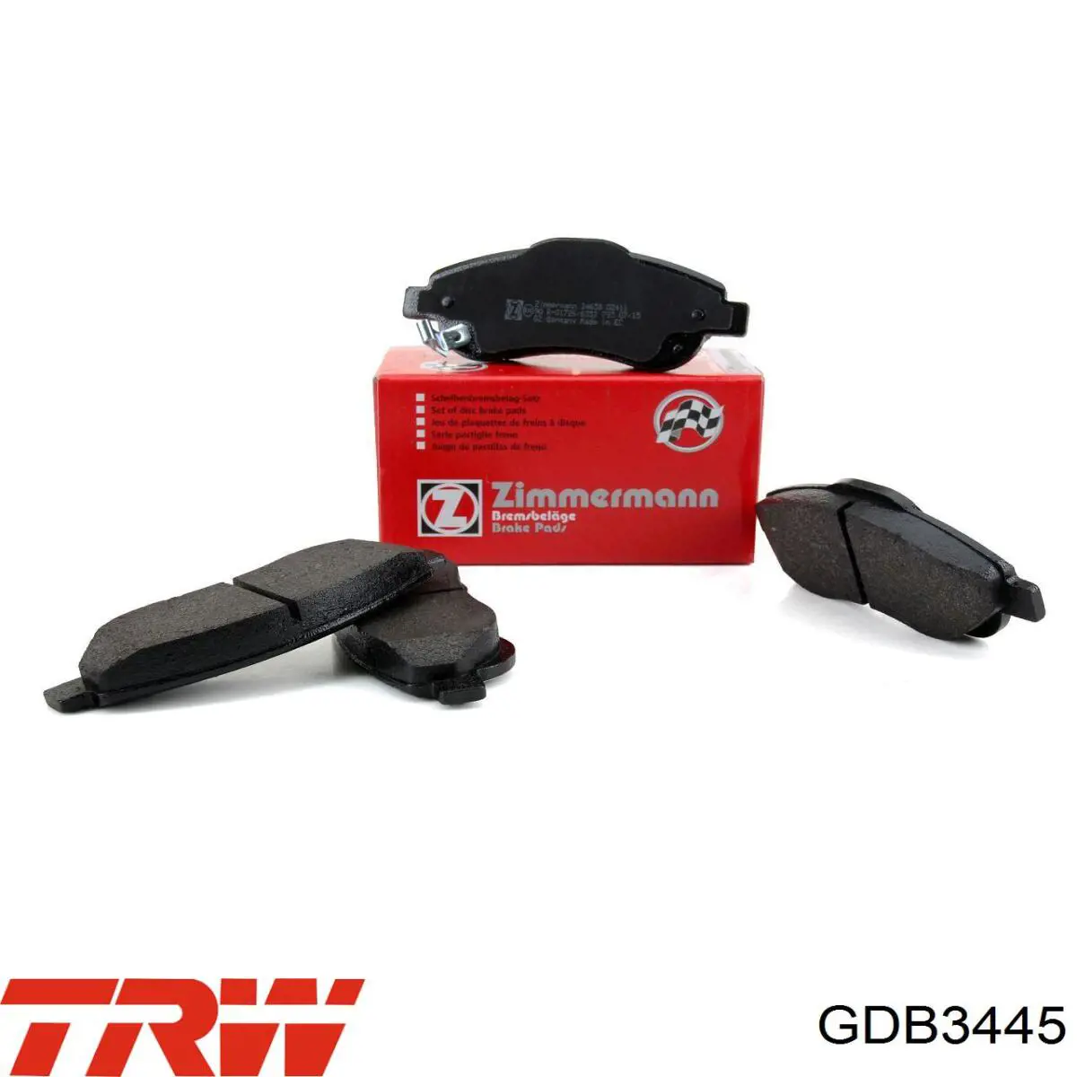 Pastillas de freno delanteras TRW GDB3445