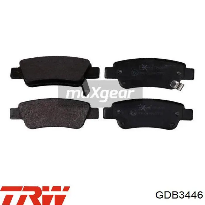 Comprar GDB3446 TRW Pastillas de freno traseras