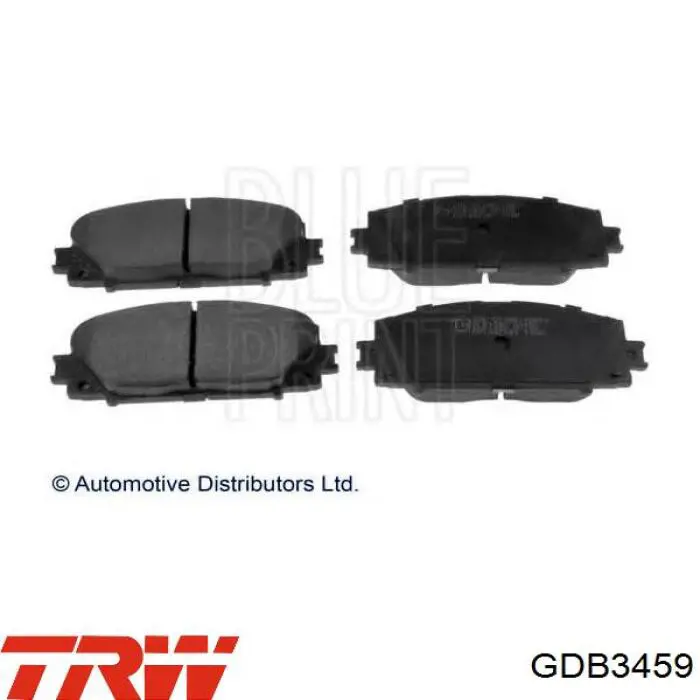 Pastillas de freno GDB3459 TRW