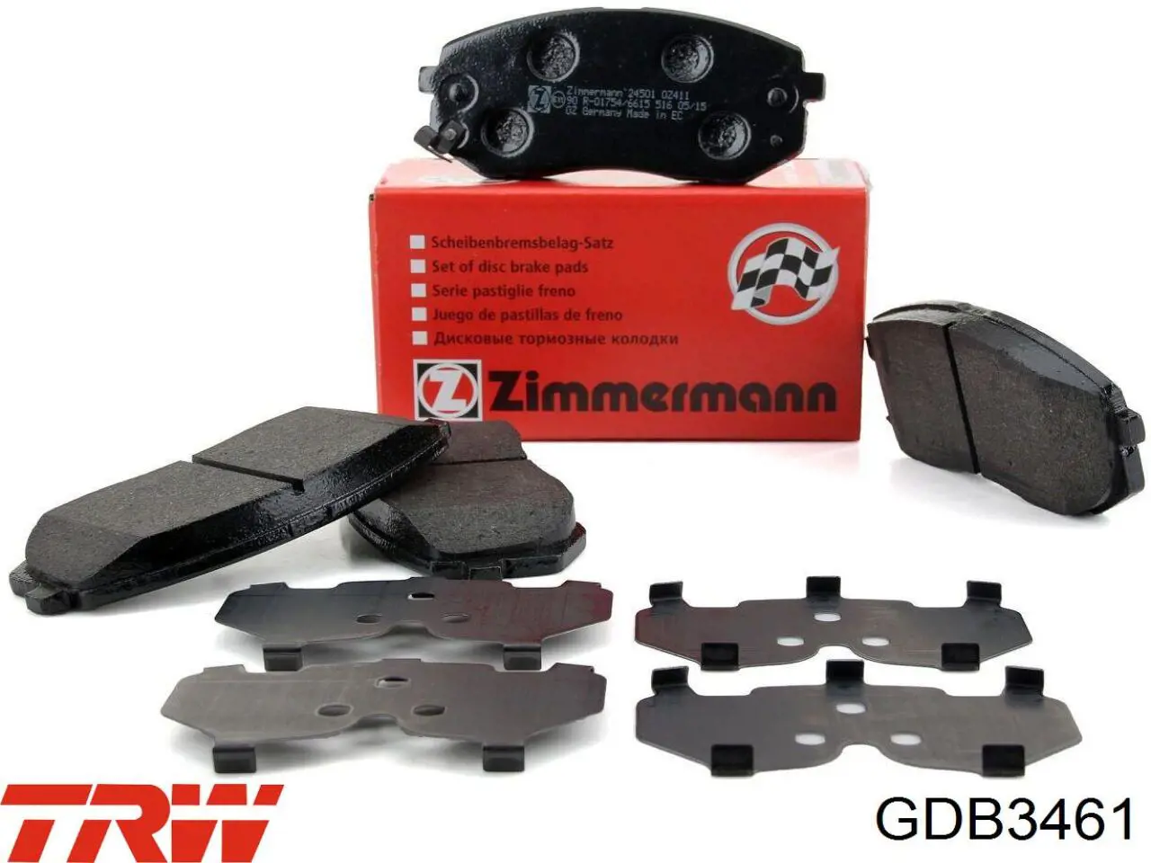 Pastillas de freno GDB3461 TRW