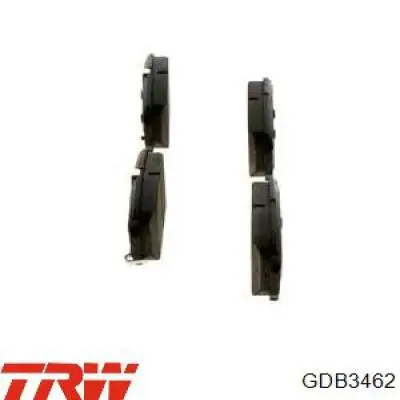 Pastillas de freno traseras GDB3462 TRW