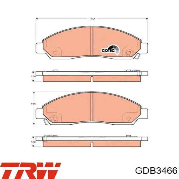 Pastillas de freno 89040317 Isuzu