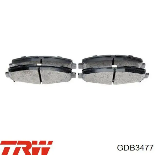Pastillas de freno GDB3477 TRW