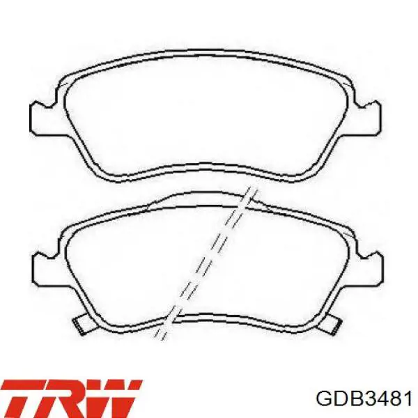 Pastillas de freno delanteras Toyota Corolla E12