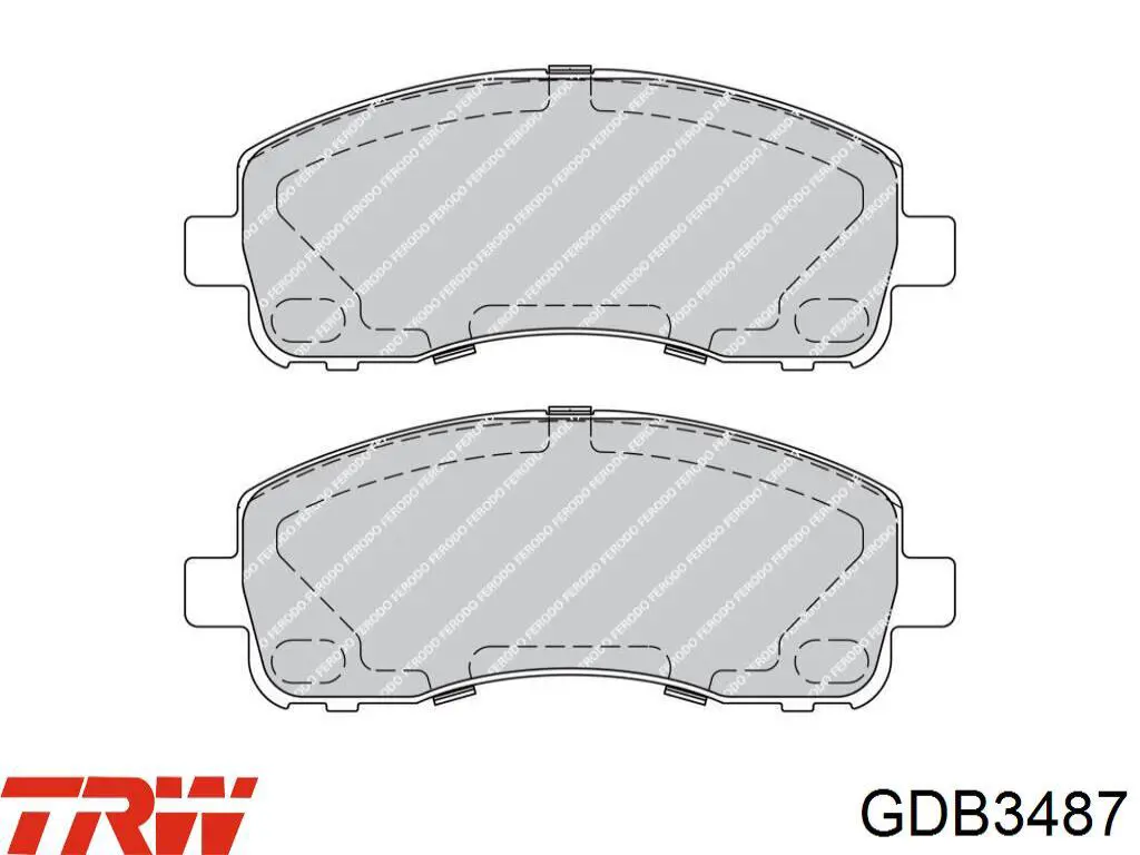 Pastillas traseras de freno TRW GDB3487 precio, desde 37,39 EUR