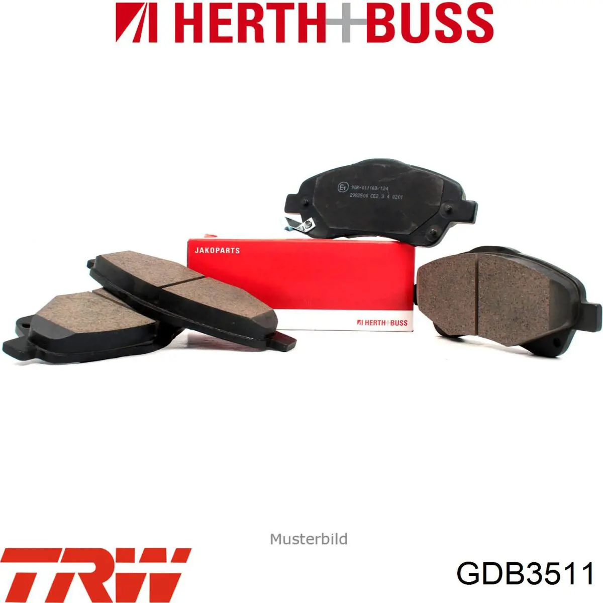Pastillas de freno GDB3511 TRW