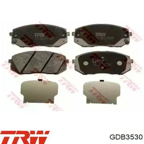 Pastillas de freno delanteras TRW GDB3530