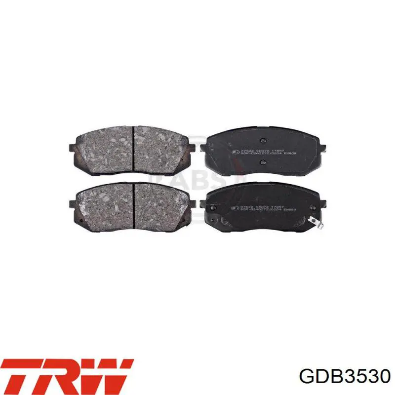 Pastillas de freno GDB3530 TRW