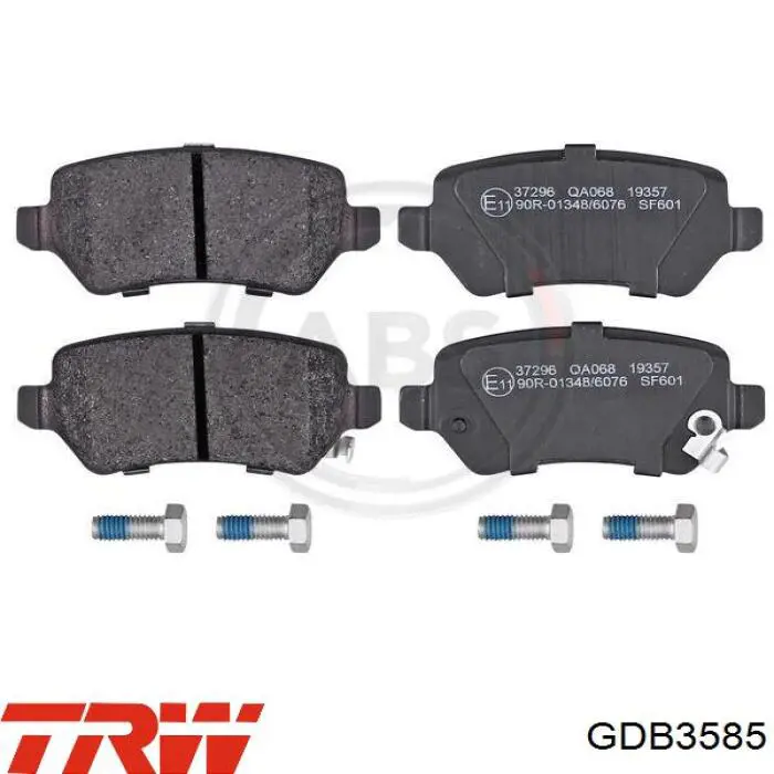 Pastillas traseras TRW GDB3585