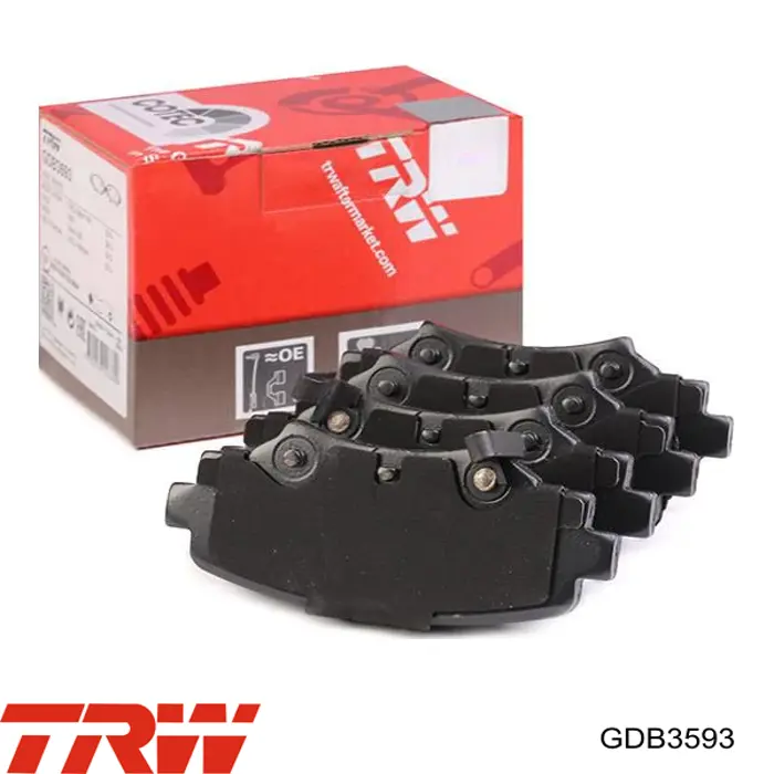 Pastillas traseras TRW GDB3593