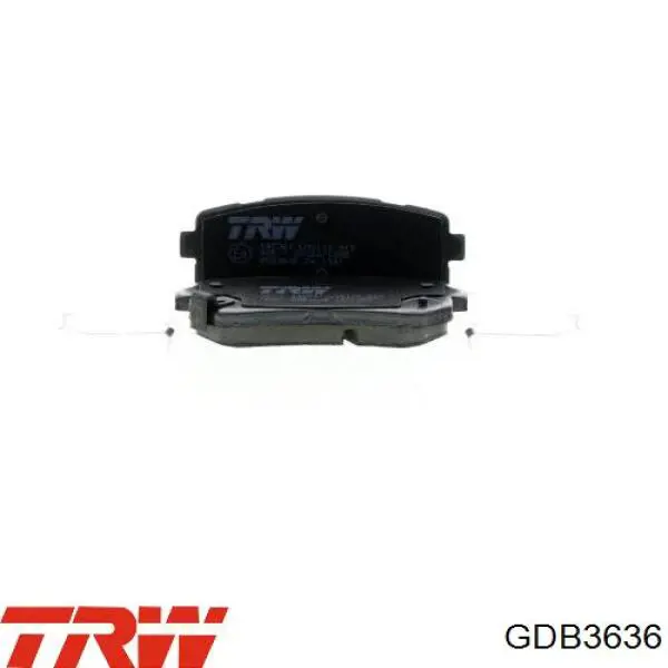 Pastillas traseras de freno TRW GDB3636 precio, desde 23,75 EUR
