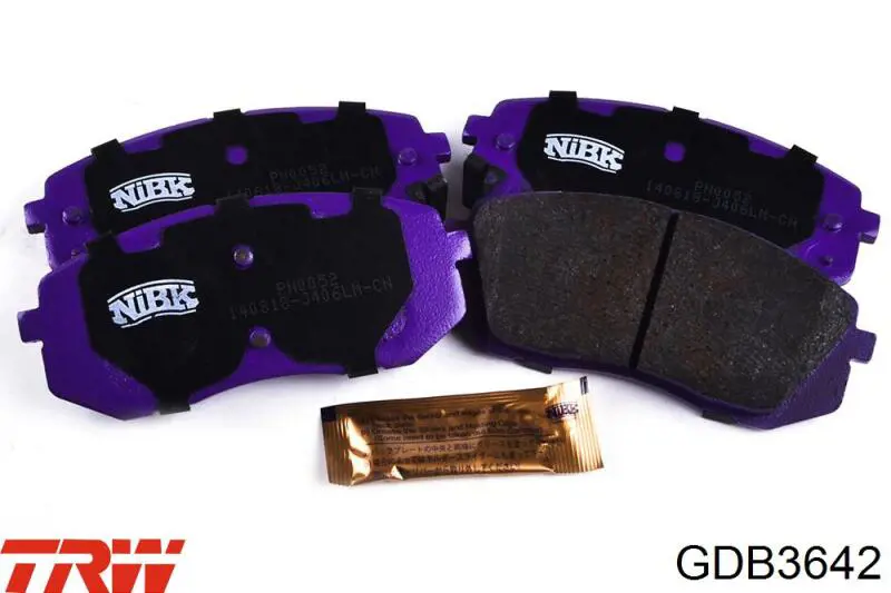 Pastillas de freno GDB3642 TRW