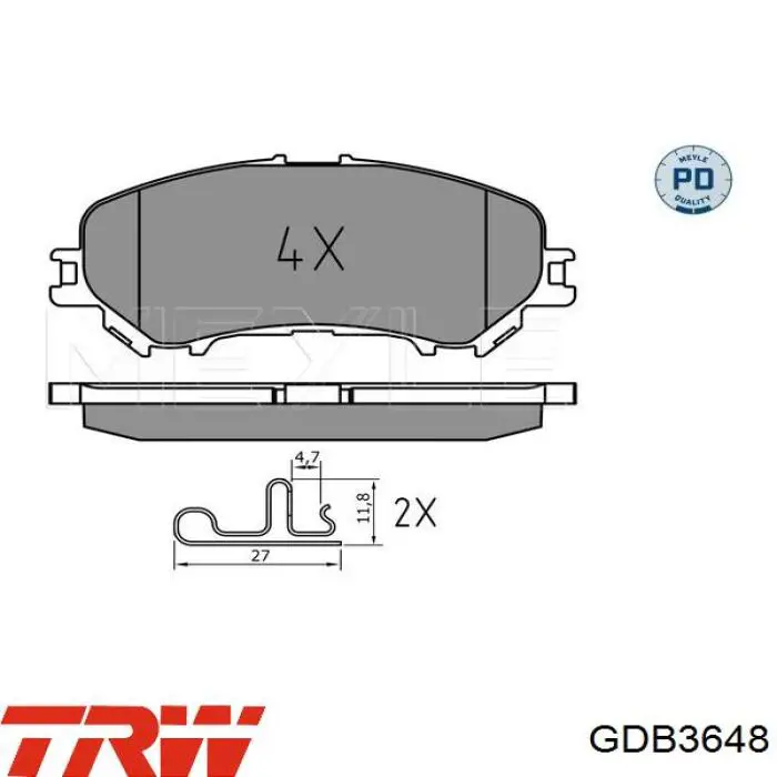 Pastillas de freno delanteras Nissan Qashqai 2 J11
