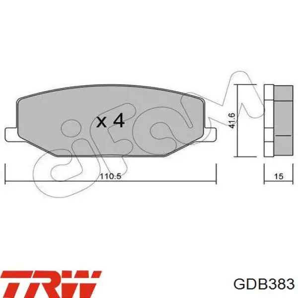 Pastillas de freno delanteras Suzuki Jimny FJ