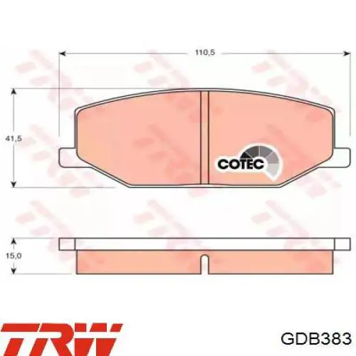 Pastillas de freno delanteras Suzuki Jimny FJ