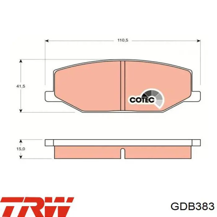 Pastillas de freno delanteras Suzuki Jimny FJ