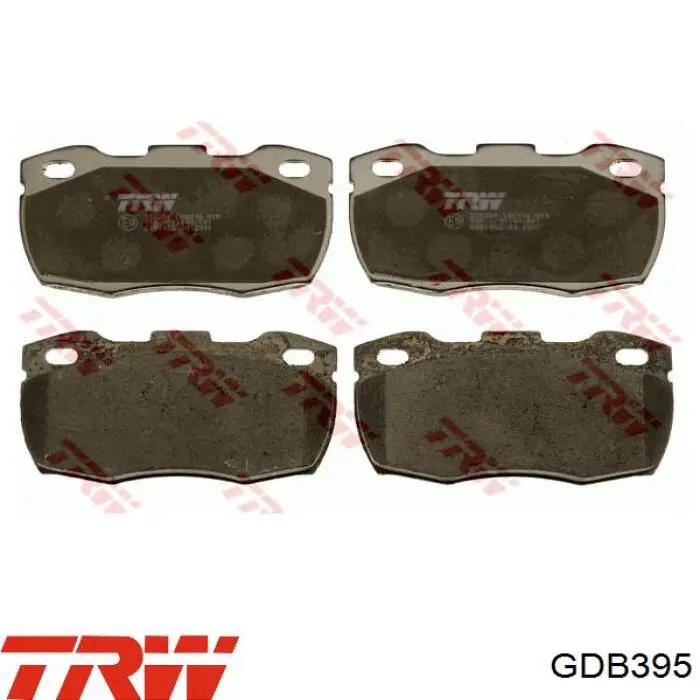 Pastillas de freno GDB395 TRW
