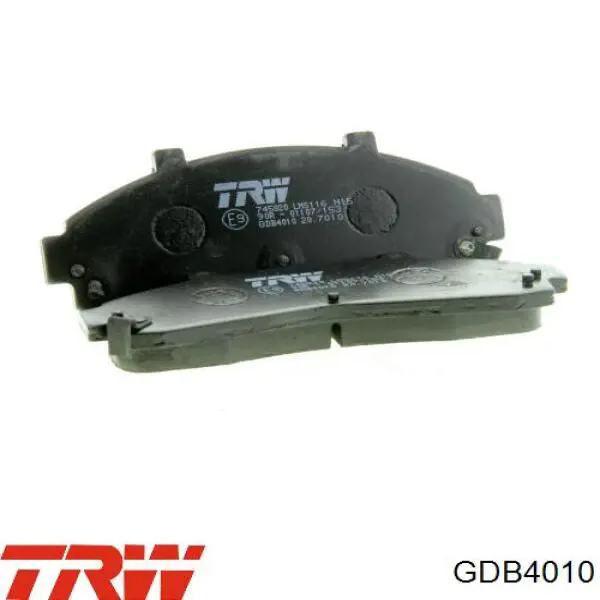 Comprar GDB4010 TRW Pastillas delanteras de freno
