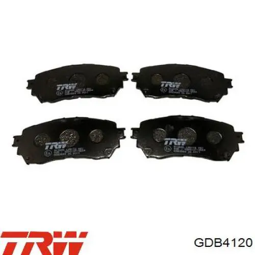 Comprar GDB4120 TRW Pastillas delanteras de freno