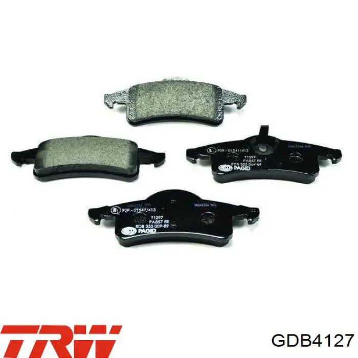 Comprar GDB4127 TRW Pastillas de freno traseras
