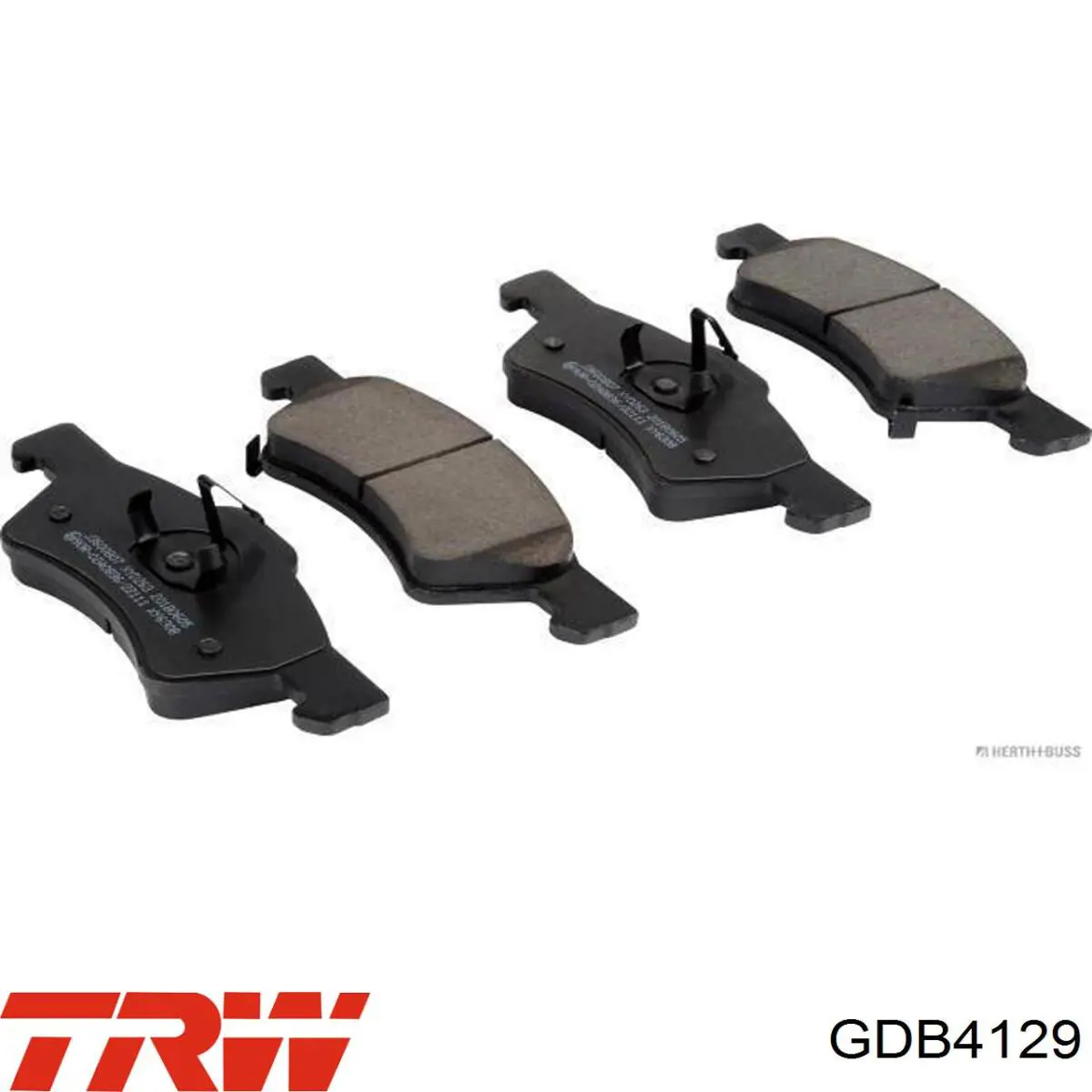 Comprar GDB4129 TRW Pastillas delanteras de freno