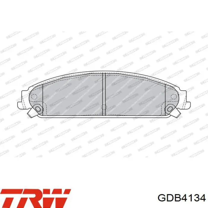 Comprar GDB4134 TRW Pastillas delanteras de freno