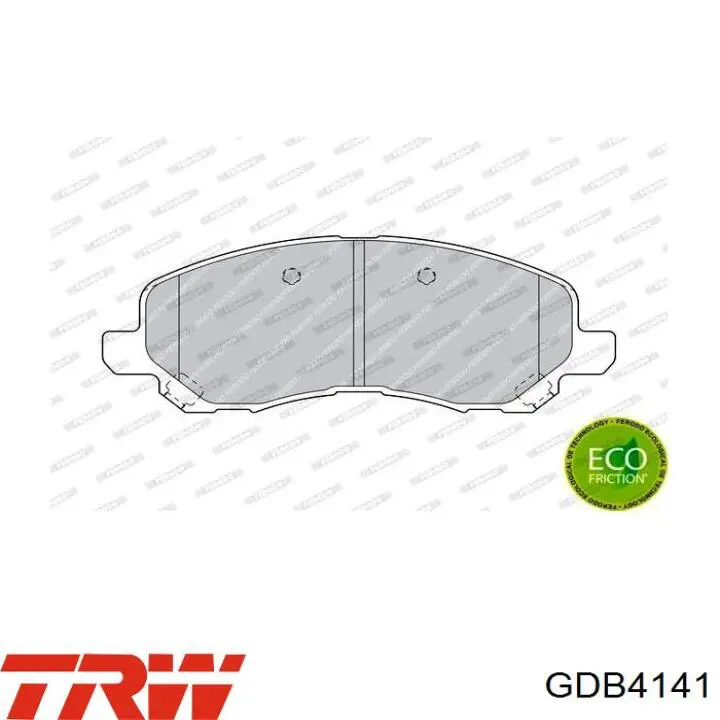 Pastillas freno delanteras TRW GDB4141 precio, desde 23,19 EUR