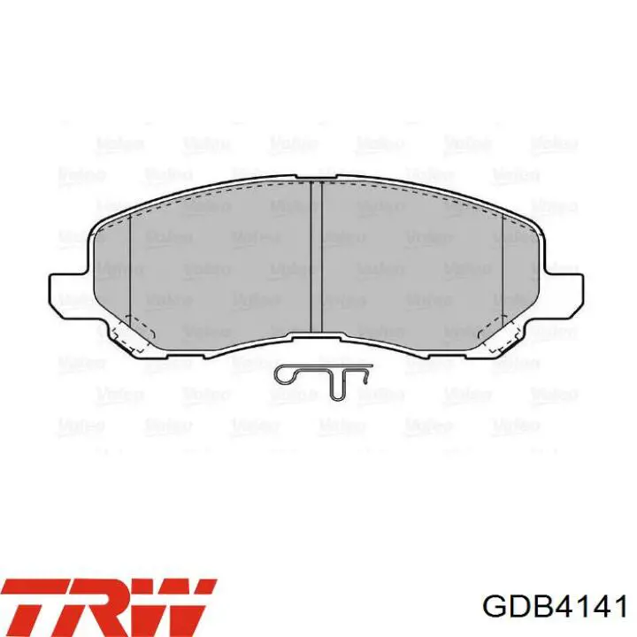 Pastillas de freno GDB4141 TRW