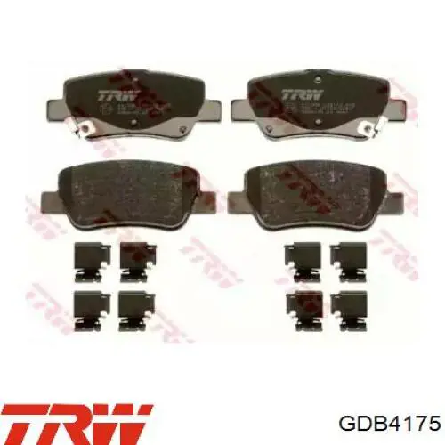 Pastillas traseras TRW GDB4175
