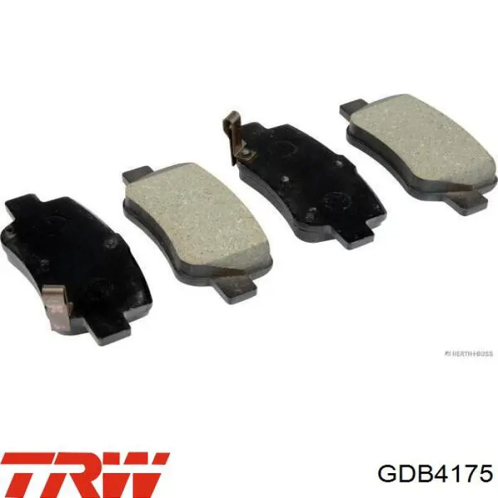 Comprar GDB4175 TRW Pastillas de freno traseras