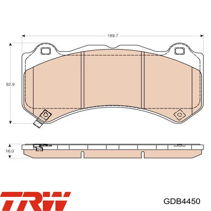 Comprar 68248384AB Chrysler Pastillas delanteras de freno