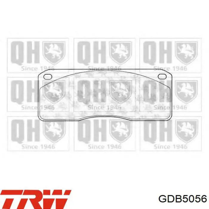 Pastillas de freno GDB5056 TRW