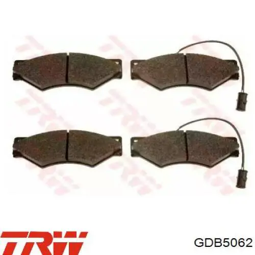 Pastillas de freno delanteras Iveco 1906183