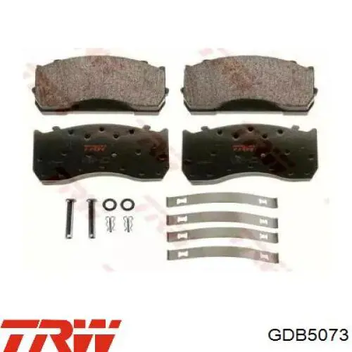 Pastillas de freno delanteras TRW GDB5073