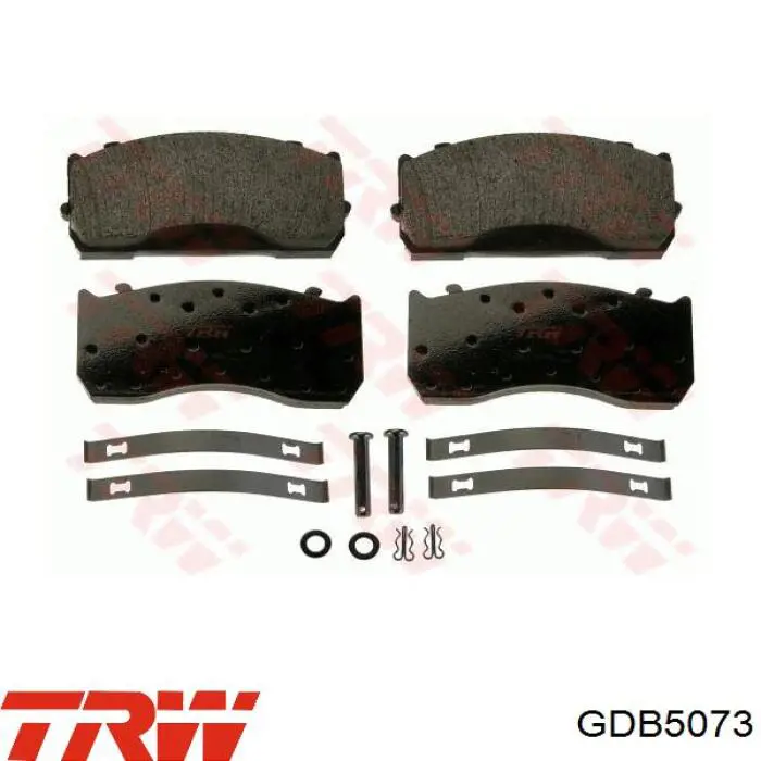 Pastillas de freno GDB5073 TRW