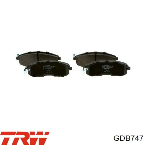 Pastillas de freno delanteras Nissan Patrol Y60