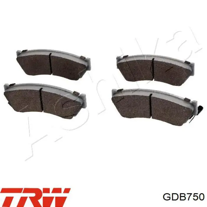 Pastillas de freno delanteras TRW GDB284