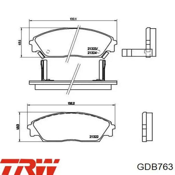 FD6526A Necto Pastillas delanteras