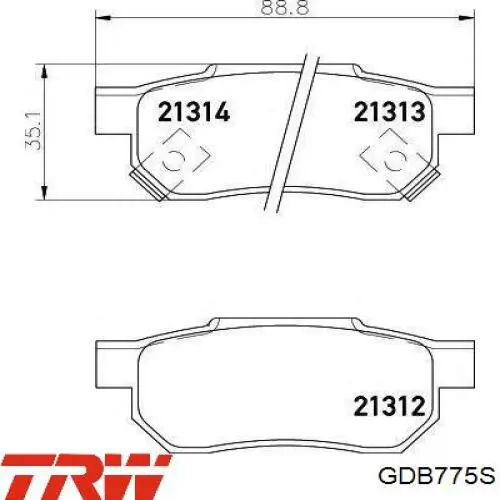 27HO000 RED Line OIL Pastillas freno traseras