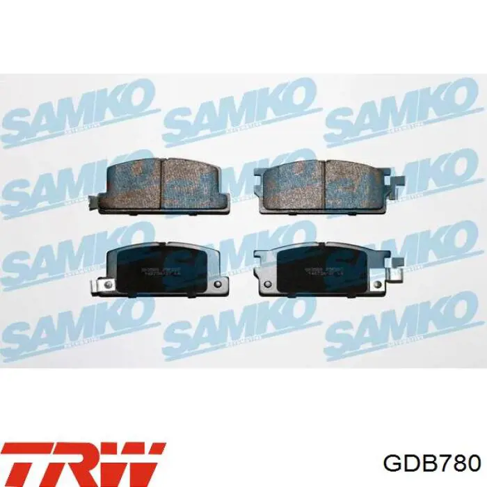 Comprar GDB780 TRW Pastillas delanteras de freno