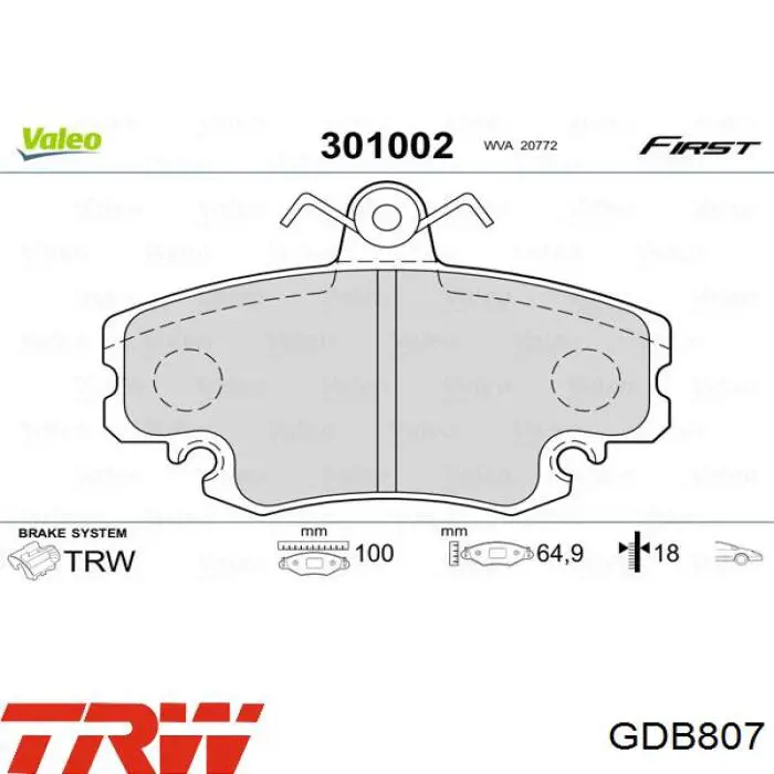 Comprar DP68002 Brembo Pastillas delanteras de freno