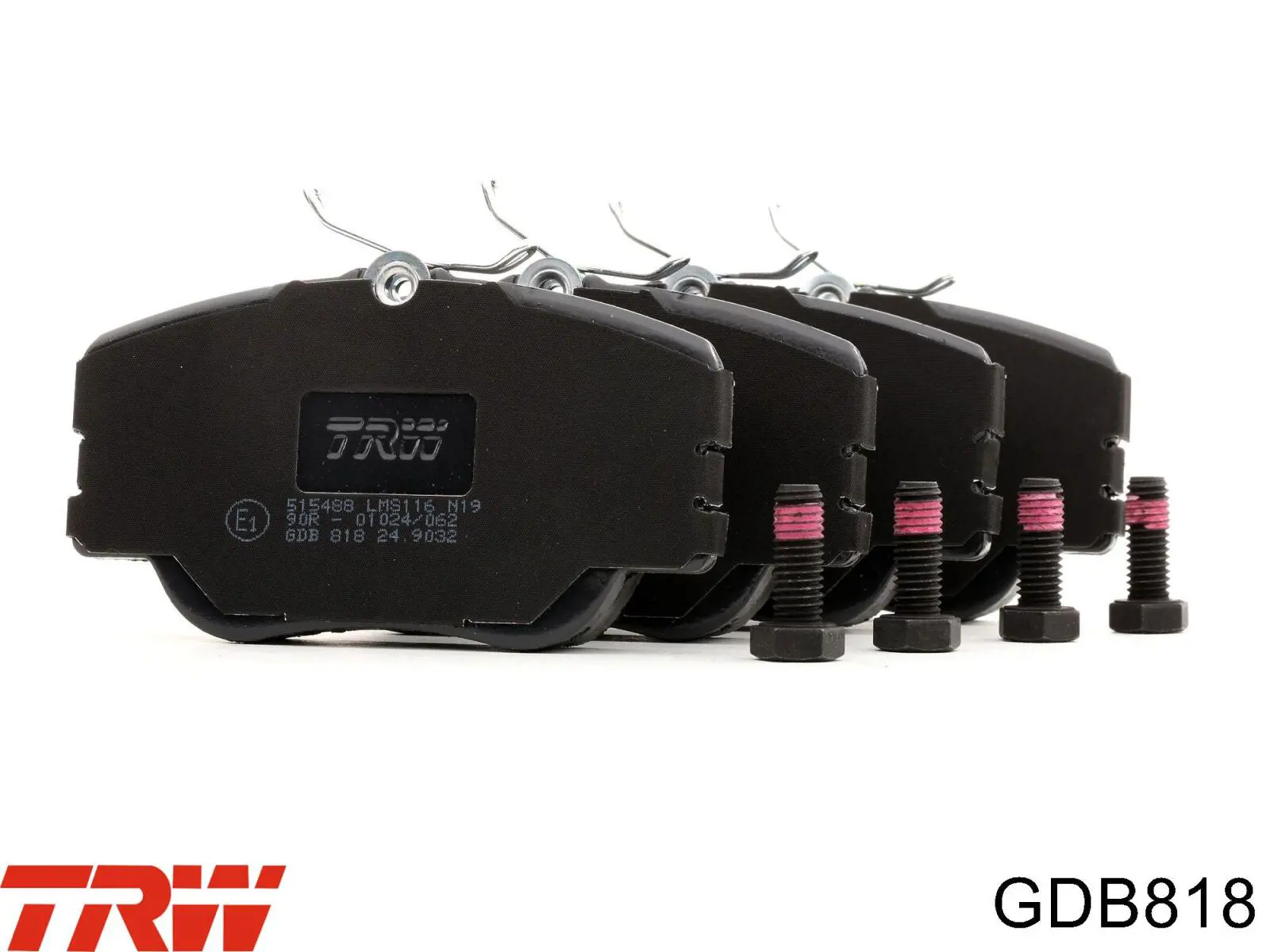 Comprar GDB818 TRW Pastillas delanteras de freno