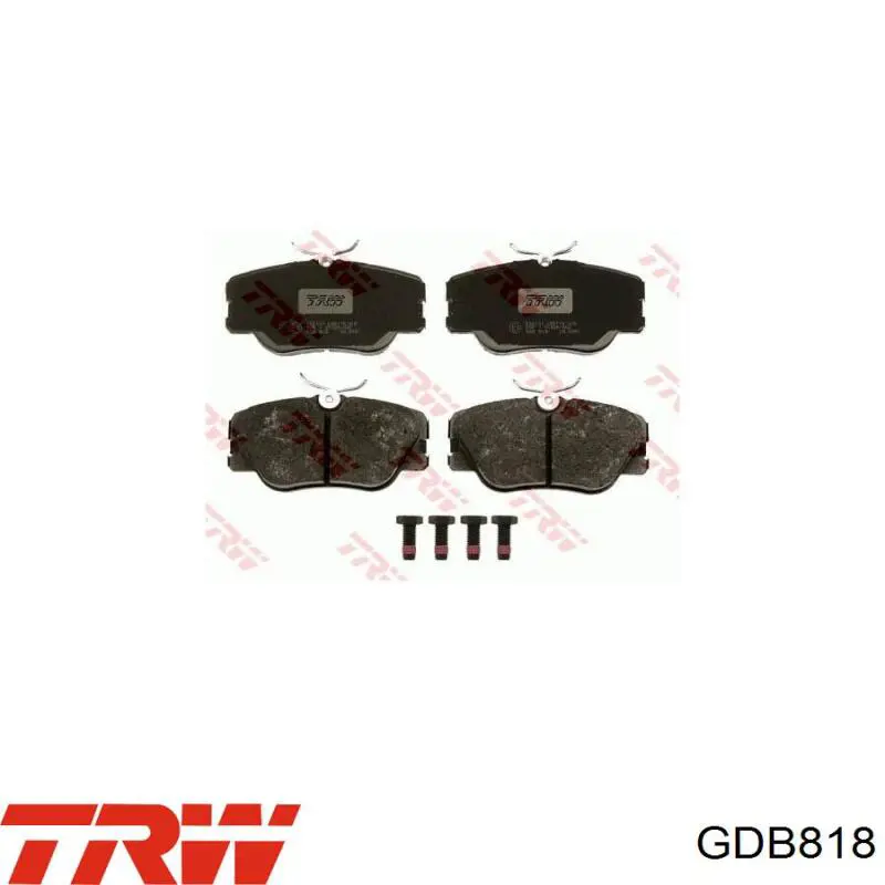 Pastillas de freno GDB818 TRW