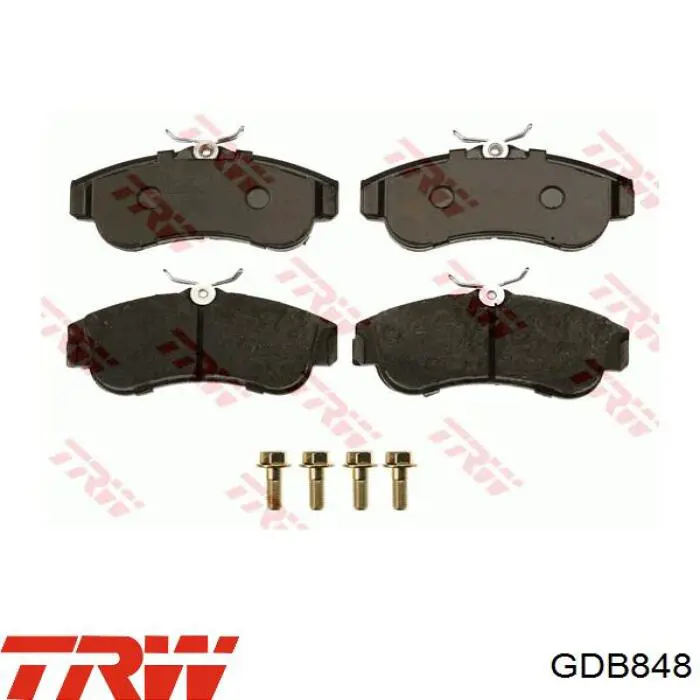 Comprar GDB848 TRW Pastillas delanteras de freno