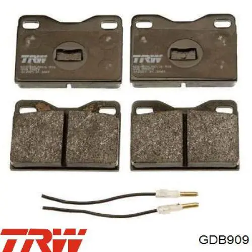 Comprar GDB909 TRW Pastillas delanteras de freno