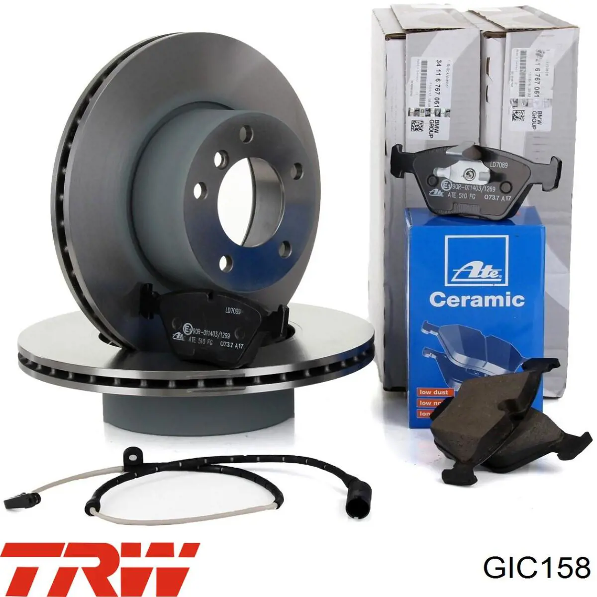 Comprar GIC158 TRW Sensor de desgaste de las pastillas de freno delanteras