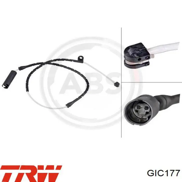 GIC177 TRW contacto de aviso, desgaste de los frenos