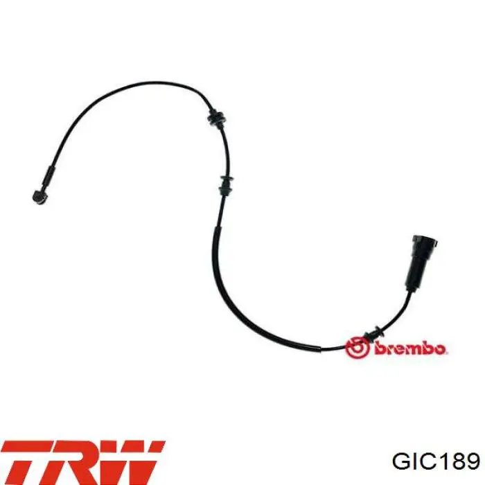 Sensor de desgaste de pastillas de freno delantero izquierdo TRW GIC189 precio, desde 4,69 EUR
