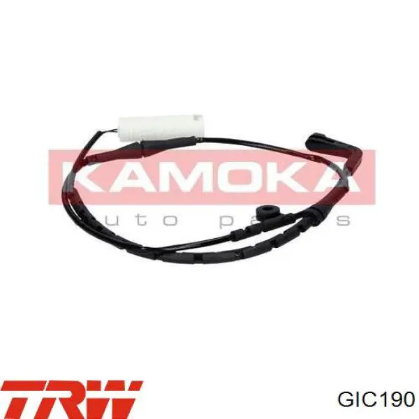 Sensor de desgaste de pastillas de freno trasero GIC190 TRW